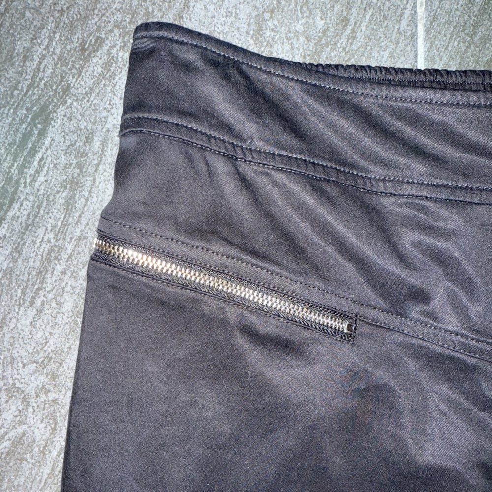 Free People Black Capri Pants with Zipper Accents - Picture 6 of 15